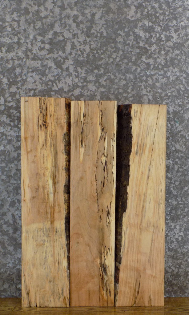 3- Maple Kiln Dried Rustic Lumber Boards/Wood Shelf Slabs 14761