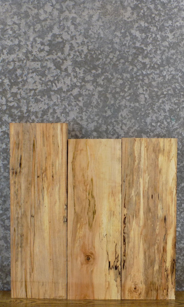3- Reclaimed Kiln Dried Maple Craft Pack/Lumber Boards 14765