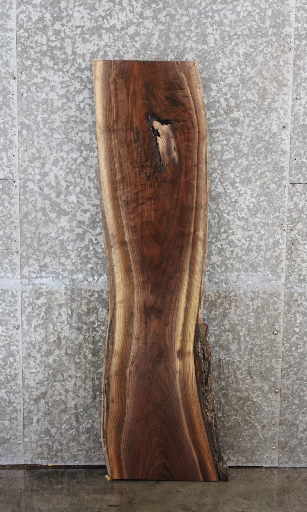 Black Walnut Live Edge Bench/Shelf Slab 1483