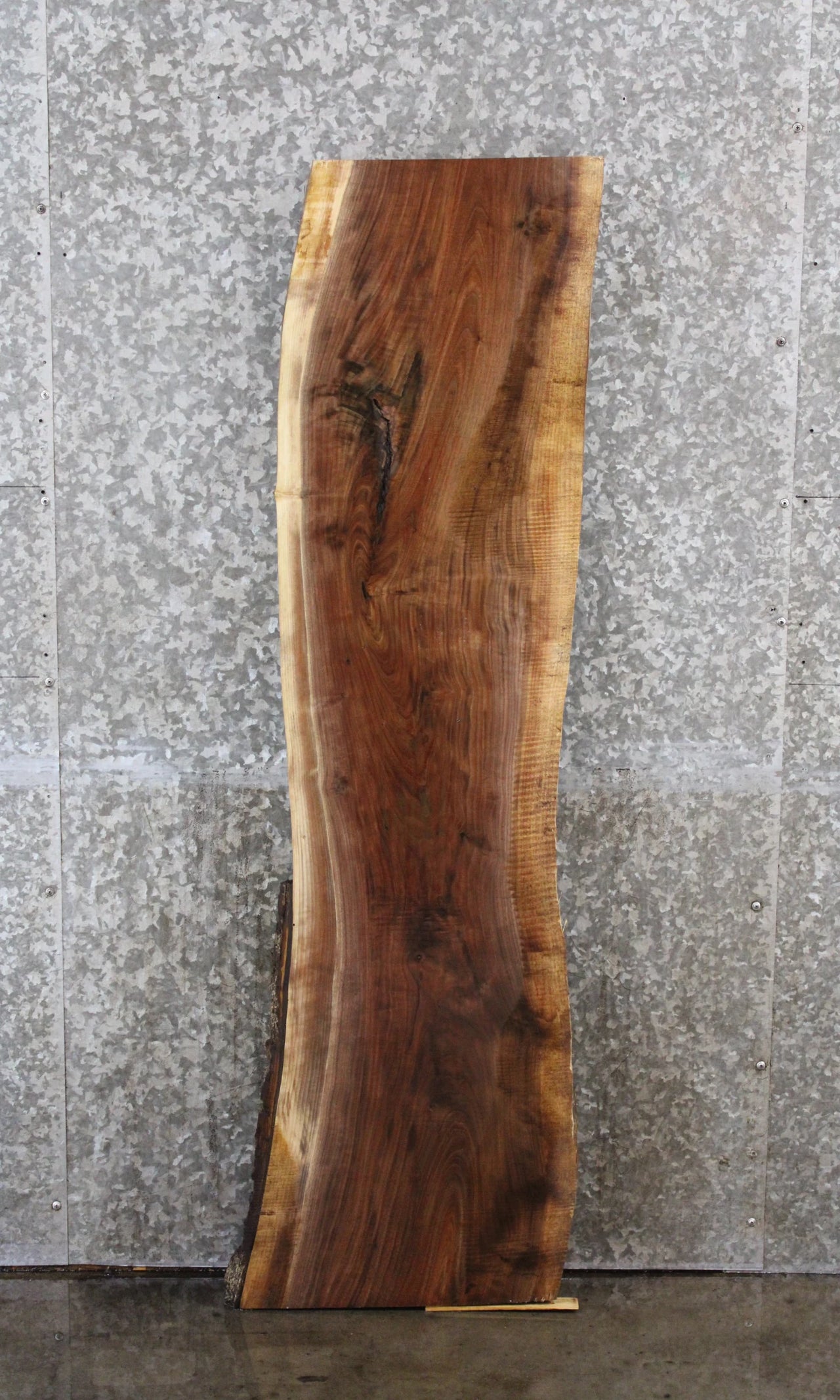Black Walnut Live Edge Bench/Shelf Slab 1483