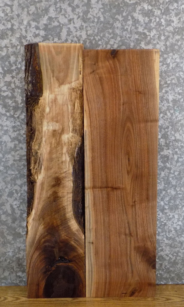 2- Black Walnut Kiln Dried Salvaged Shelf Slabs/Lumber Boards 15204-15205