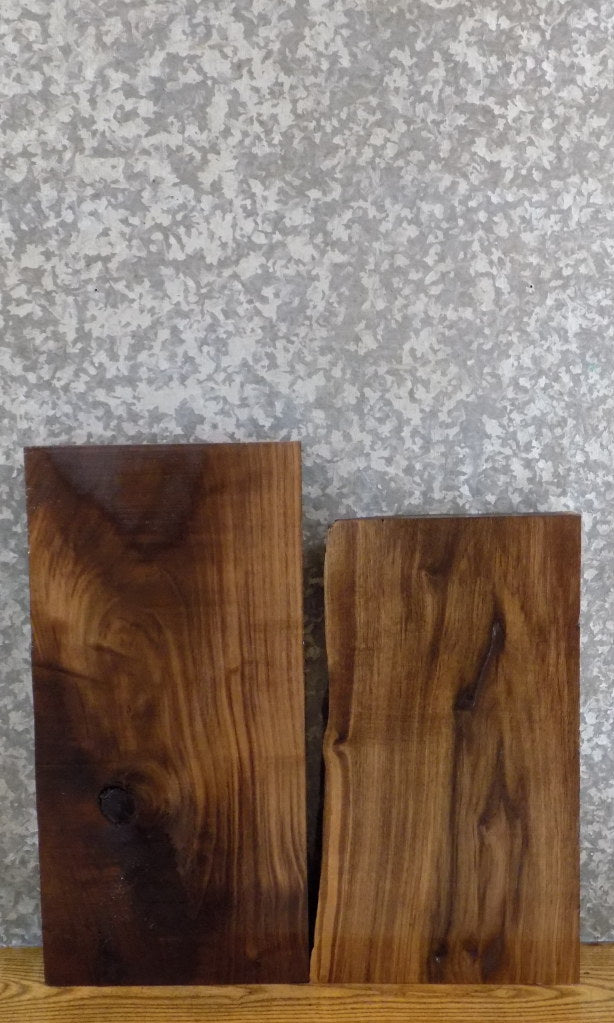2- Black Walnut Kiln Dried Salvaged Lumber Boards/Shelf Slabs 15633
