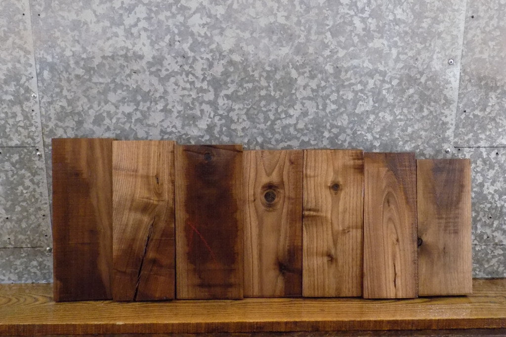 7- Kiln Dried Black Walnut Rustic Craft Pack/Lumber Boards 15642-15644