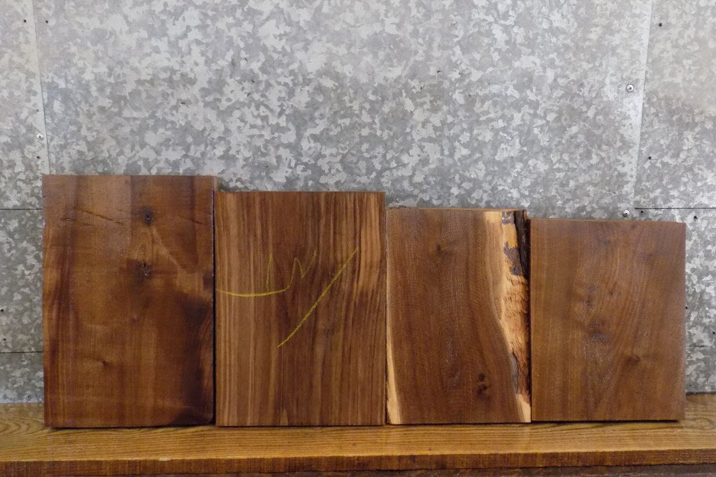 4- Kiln Dried Black Walnut Salvaged Craft Pack/Lumber Boards 15645-15646