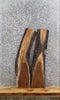 Thumbnail for 2- Live Edge Spalted Black Walnut Bench/Wall Shelve Slabs 1571-1572
