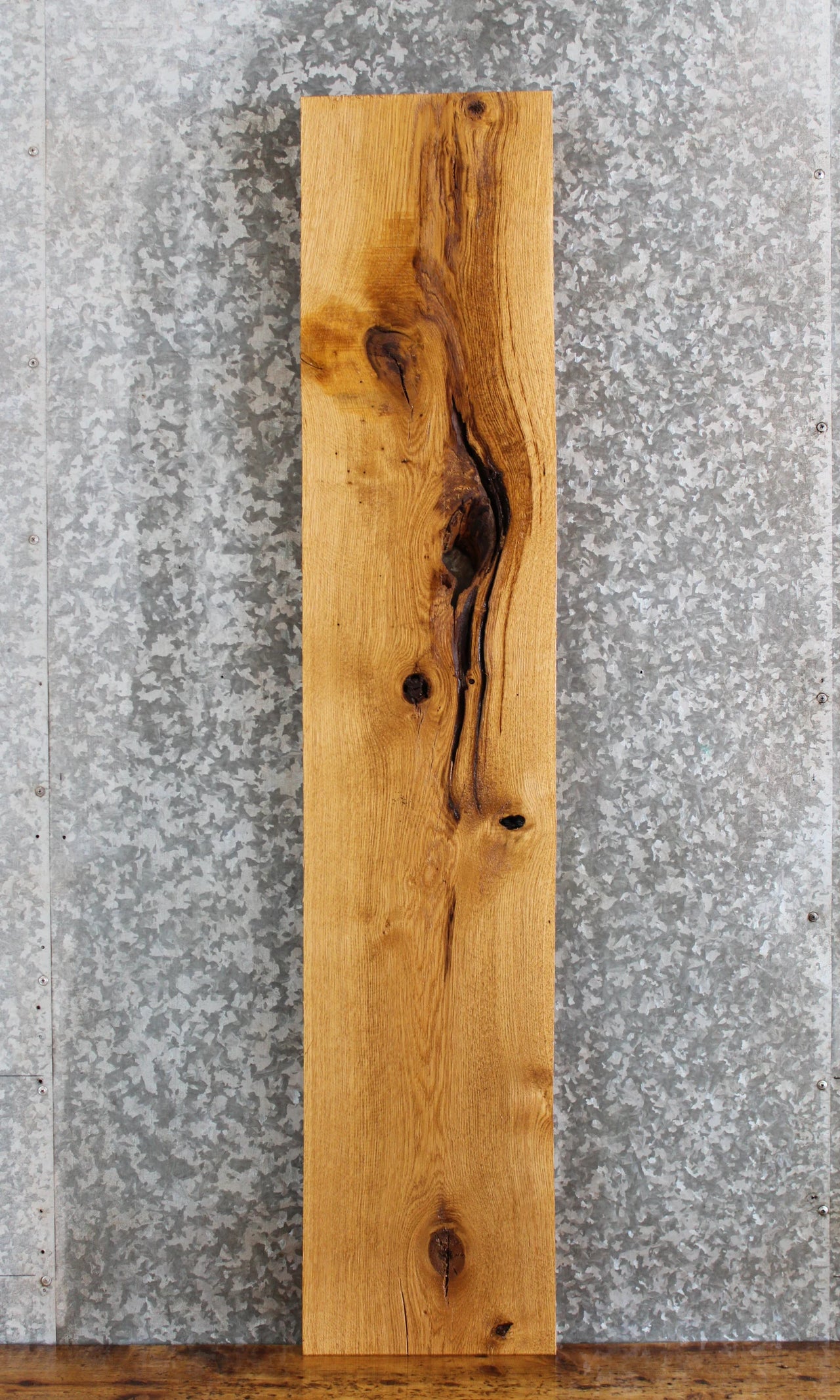 White Oak Rustic Console Table Top/DIY Project 4425