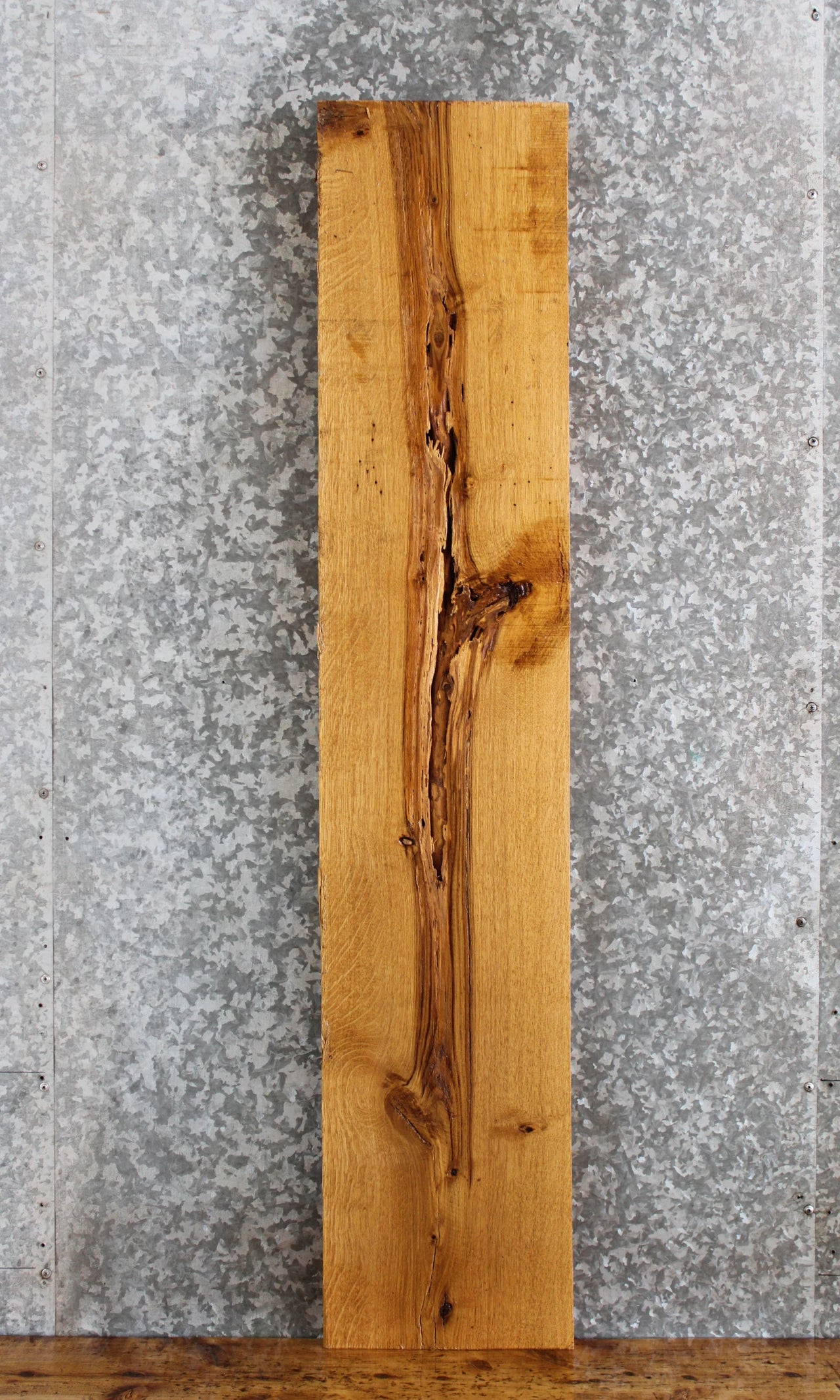 White Oak Rustic Lumber Board/Console Table Top 16767