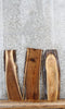 Thumbnail for 3- Live Edge Black Walnut Console Table Top Slabs 1677-1679