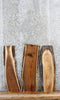 Thumbnail for 3- Live Edge Black Walnut Console Table Top Slabs 1677-1679