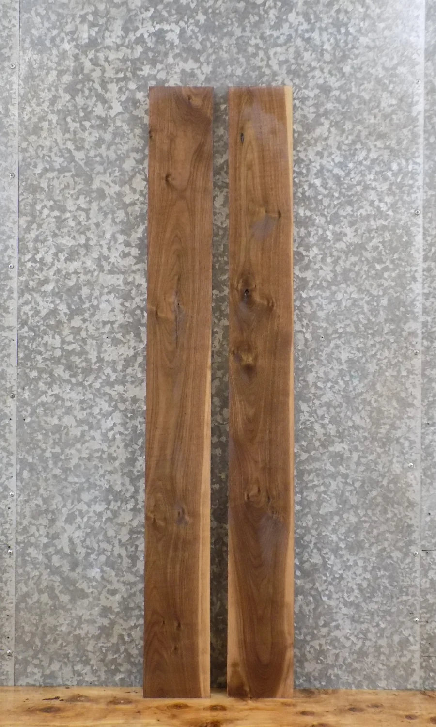 2- Reclaimed Black Walnut Lumber Boards/Rustic Craft Pack 16784-16785