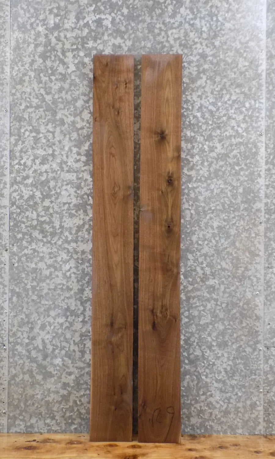 2- Reclaimed Black Walnut Lumber Boards/Rustic Craft Pack 16784-16785