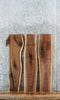 Thumbnail for 3- Rustic Live Edge Black Walnut Book Shelves 1691-1693