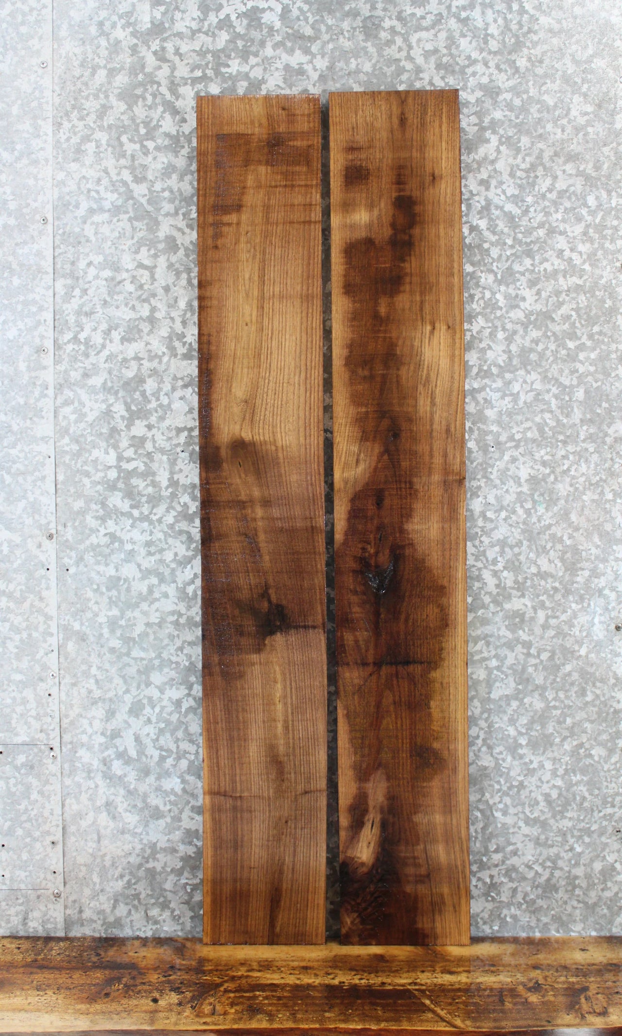 2- Salvaged Black Walnut Lumber Wall Shelves/Craft Pack 17062