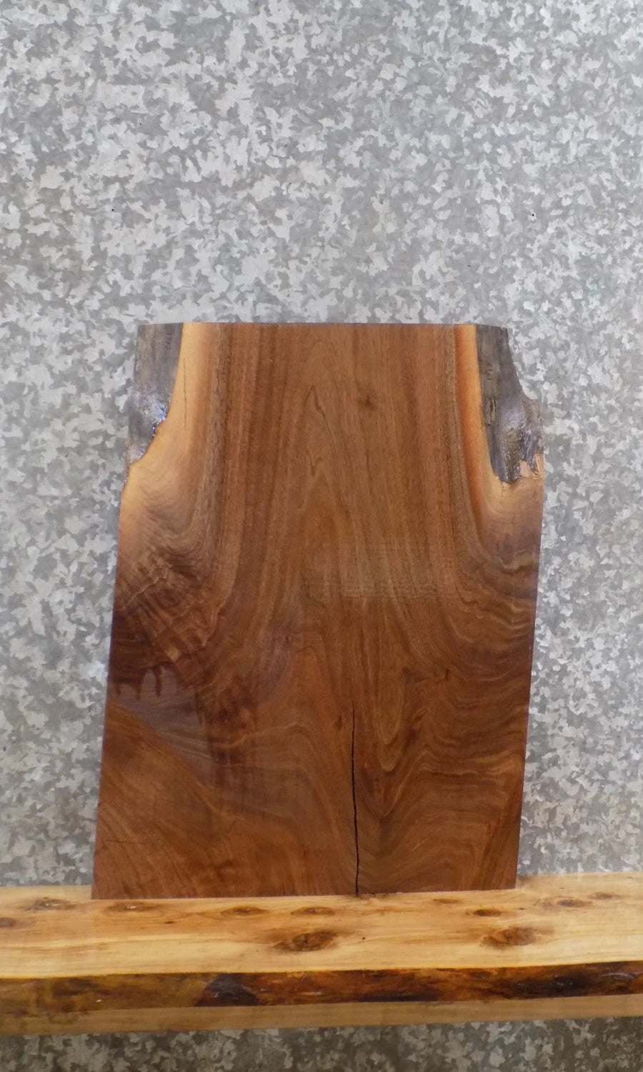 Live Edge Salvaged Black Walnut End/Accent Table Top Slab 13110