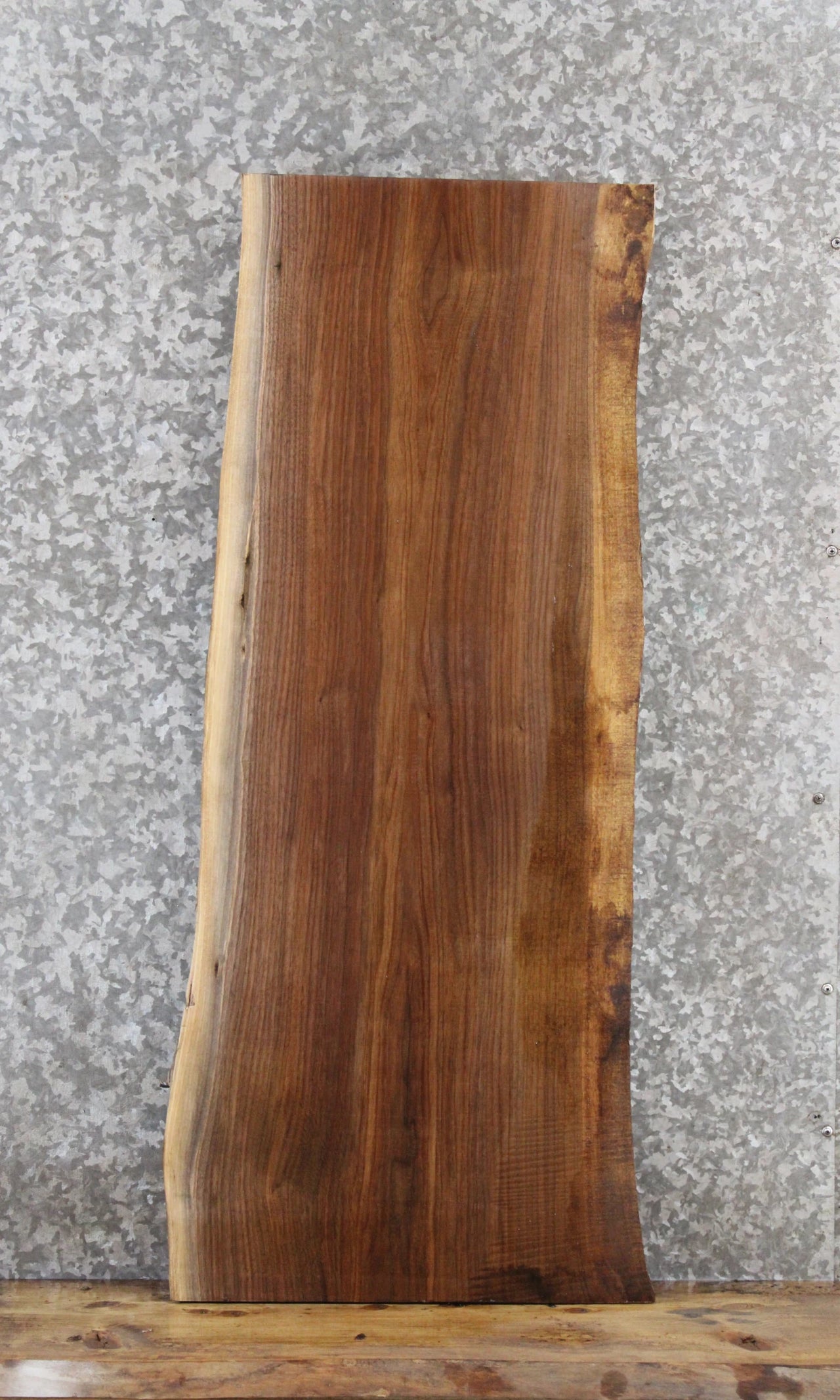 Black Walnut Live Edge End Table/Shelf Slab 1737