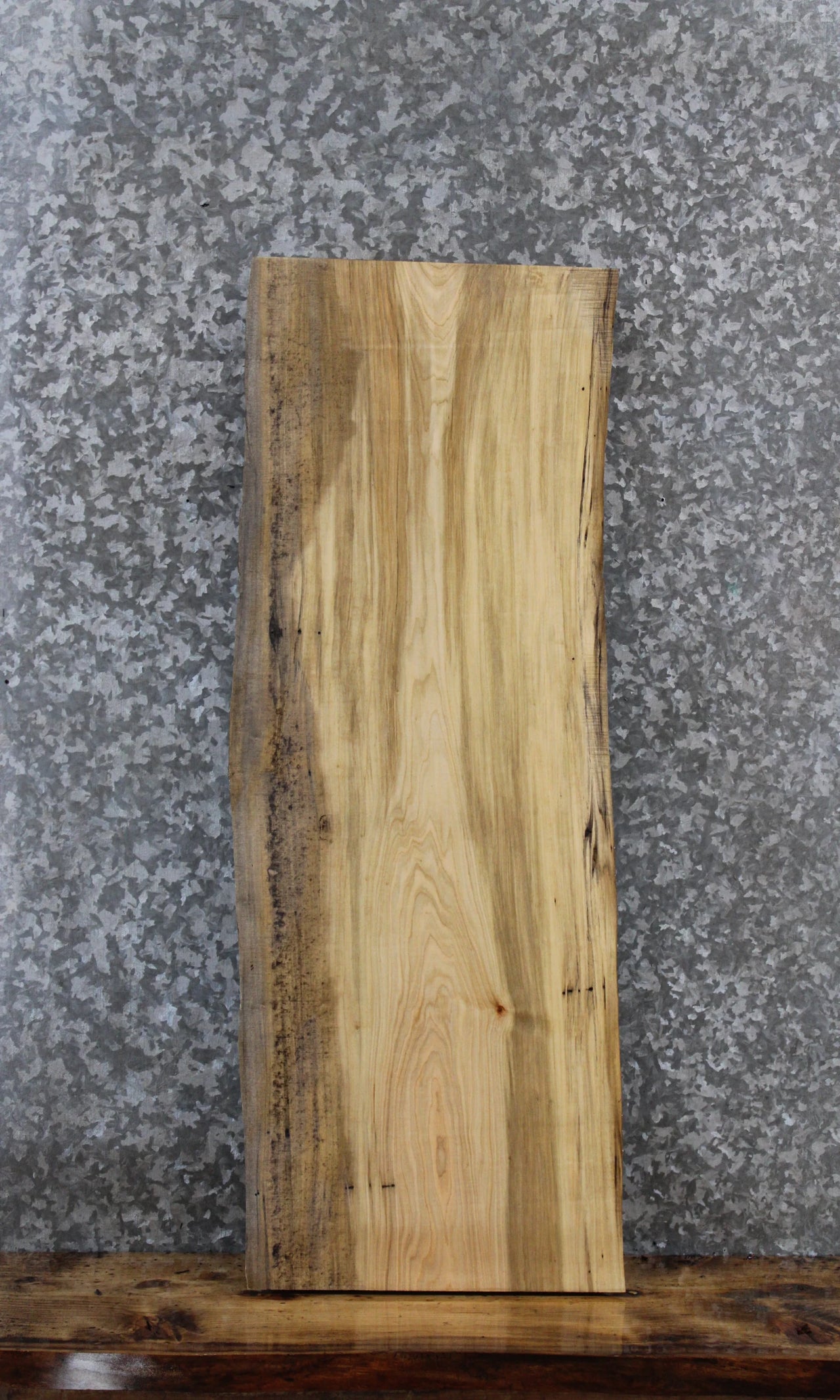 Spalted Maple Live Edge Charcuterie/Shelf Slab 1739