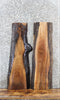 Thumbnail for 2- Rustic Live Edge Black Walnut Console Table Tops 1744-1745