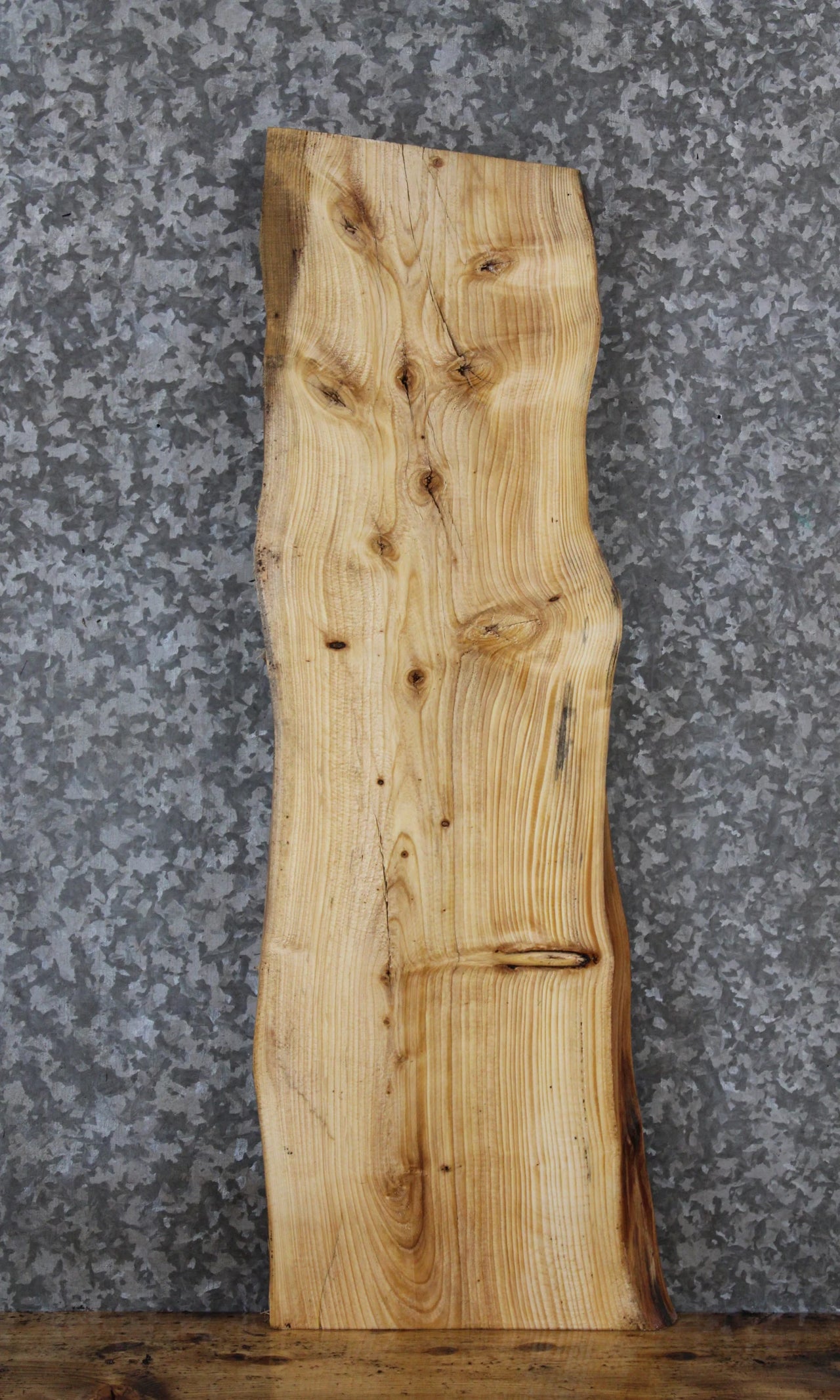 Live Edge Ash Wall Shelf/Side Table Top 1749