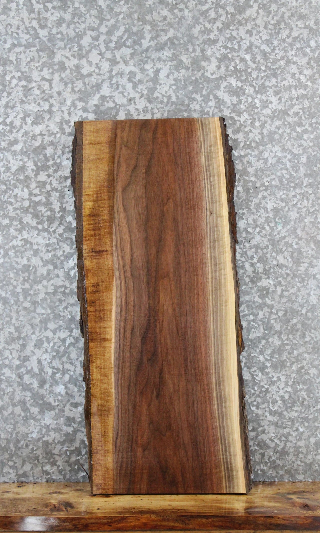 Walnut Live Edge End Table/Bench Slab 1755