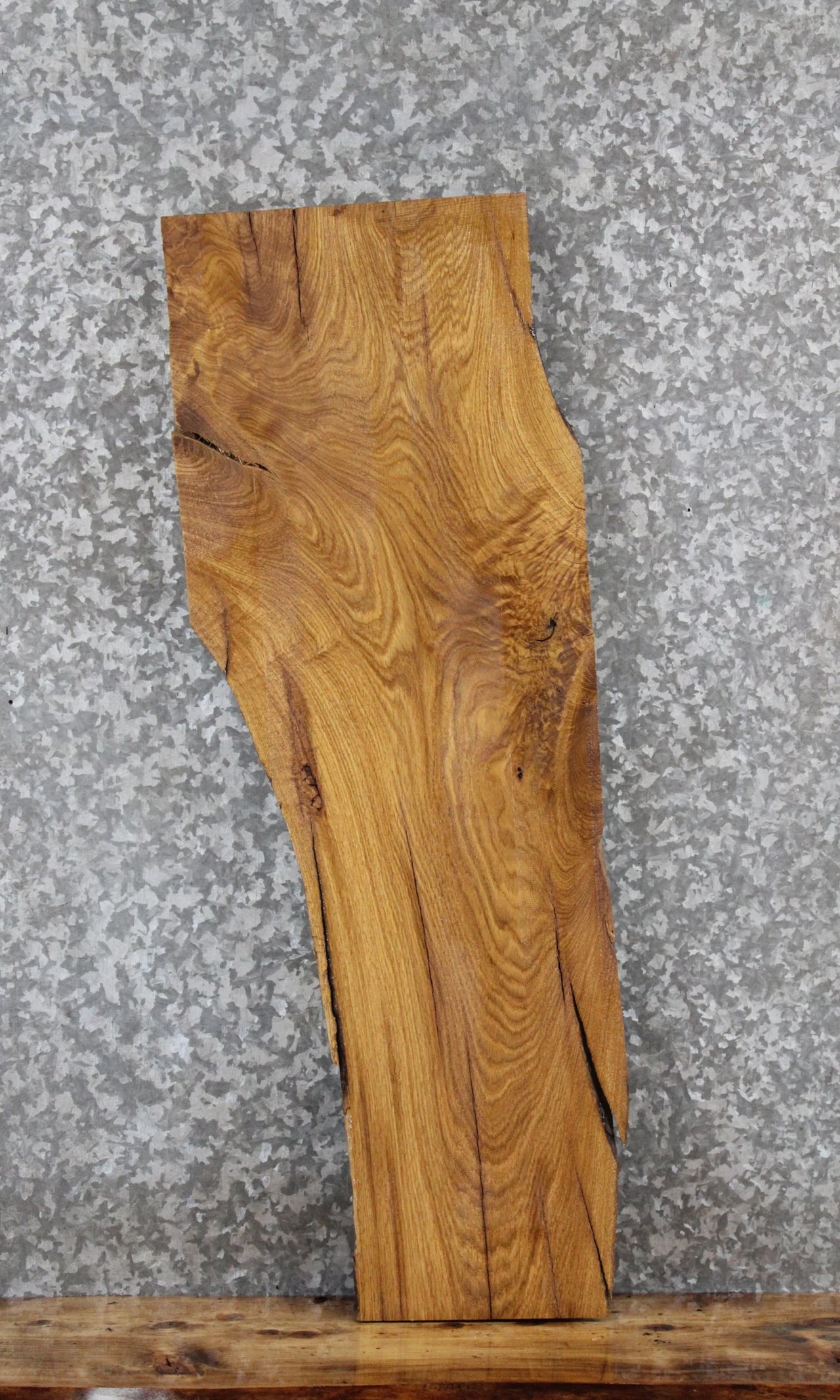 White Oak Live Edge Charcuterie/Taxidermy/Shelf Slab 1780