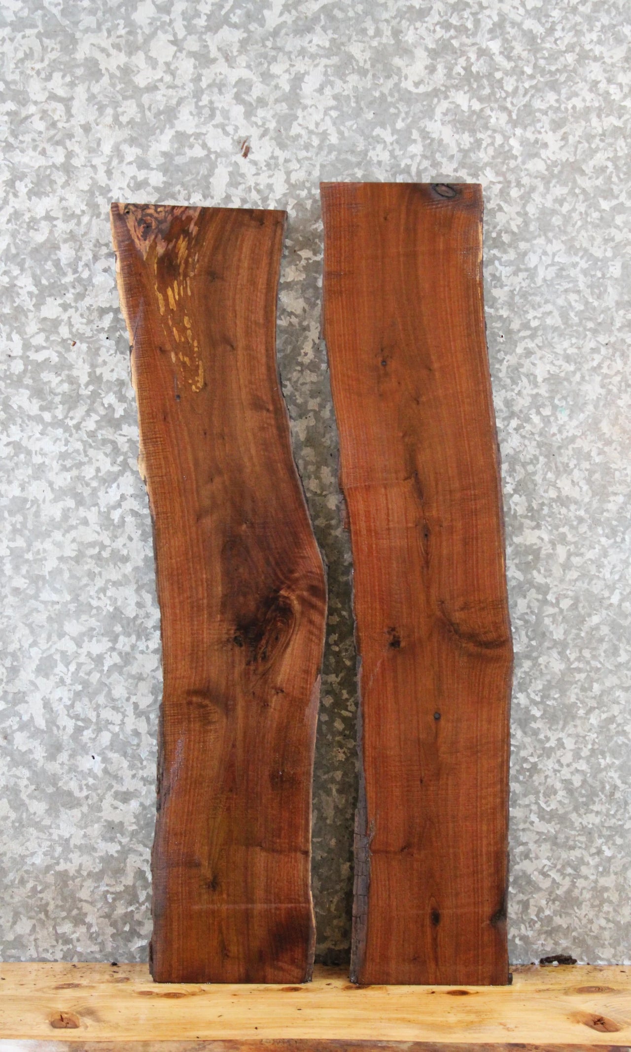2- Live Edge Black Walnut Charcuterie Boards 1782-1783