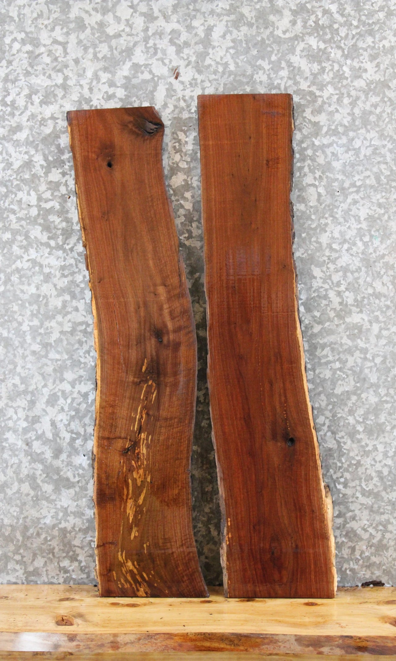 2- Live Edge Black Walnut Charcuterie Boards 1805-1806