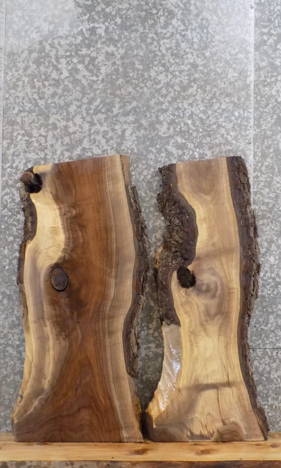 2- Live Edge Black Walnut Coffee Table Tops/Side table Tops 1815-1816