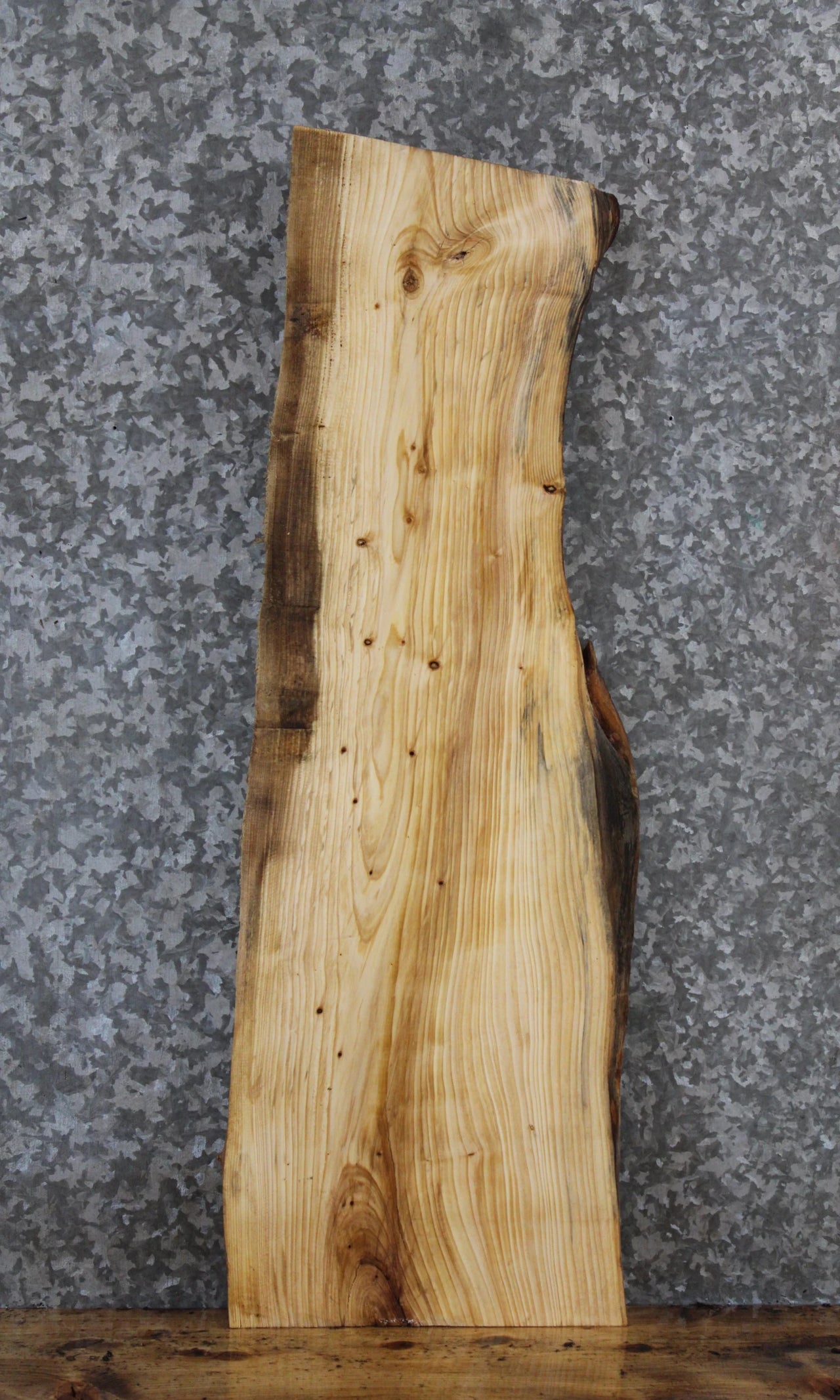 Live Edge Hackberry Wall Shelf/Side Table Top 1823
