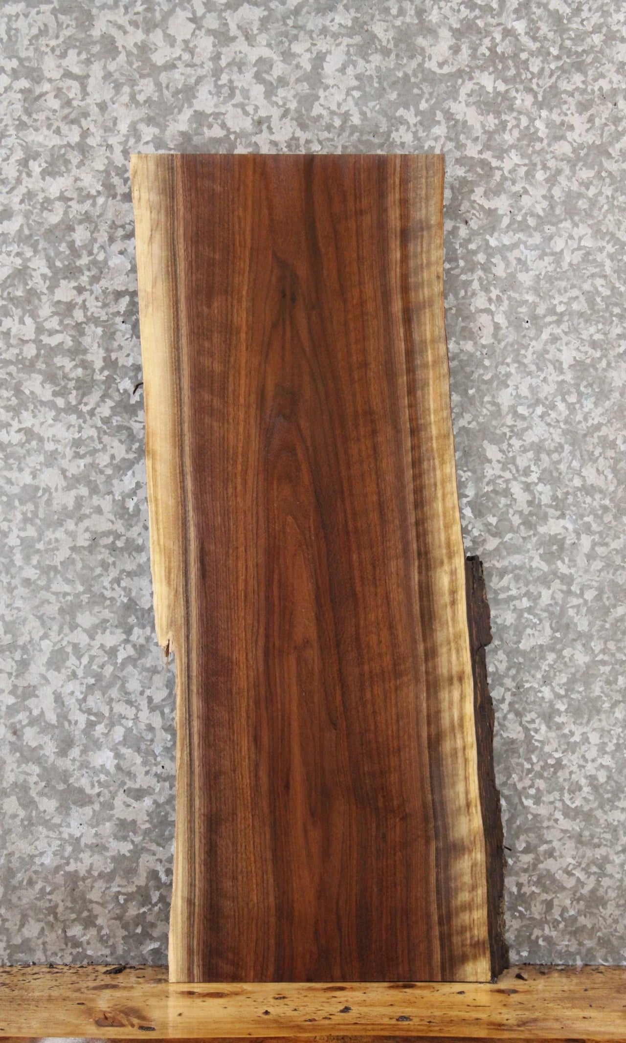 Live Edge Black Walnut Charcuterie Board, Wood Slab 1824