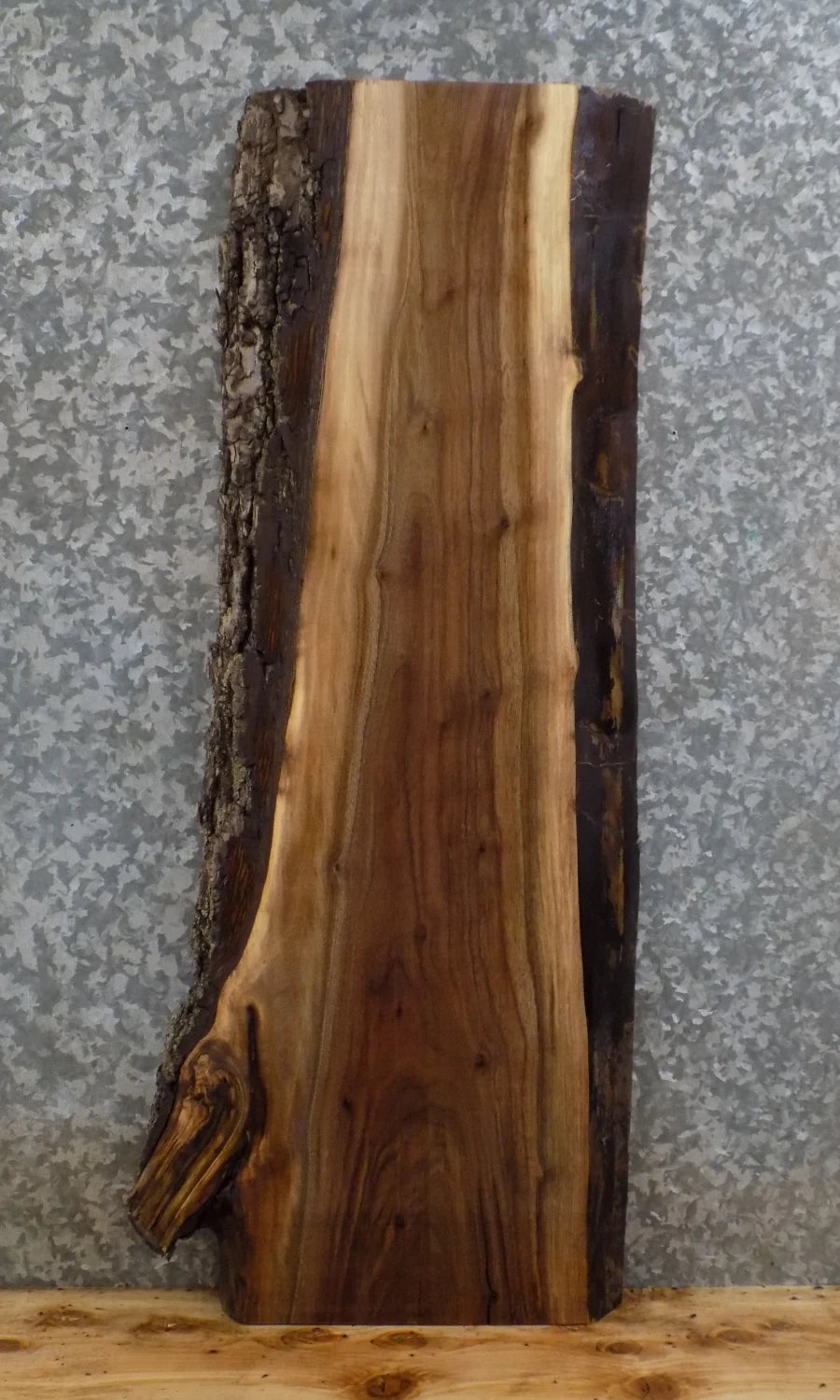 Live Edge Coffee Table/Night Stand Stand Black Walnut Slab 1830
