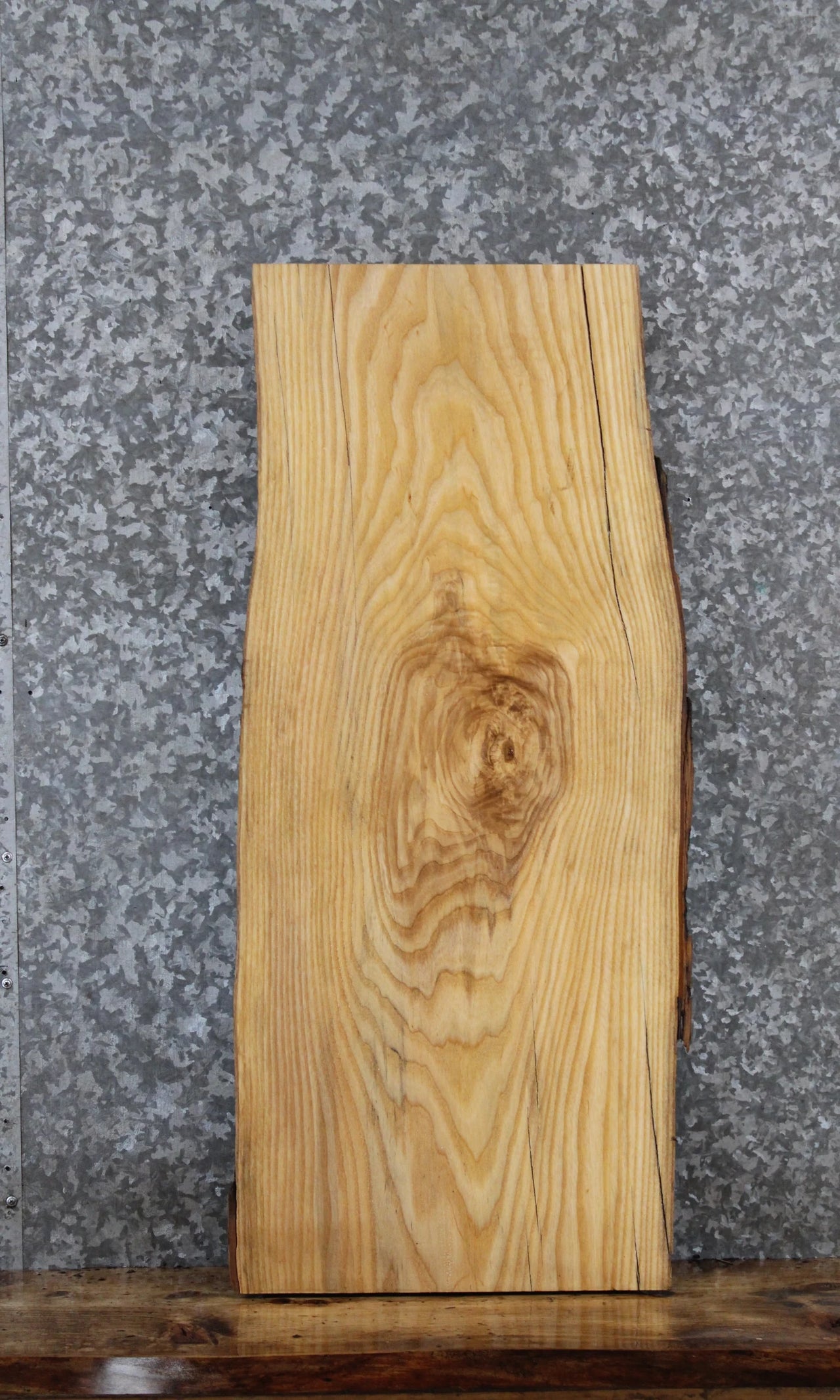 Ash Live Edge Charcuterie/End Table Slab 1830