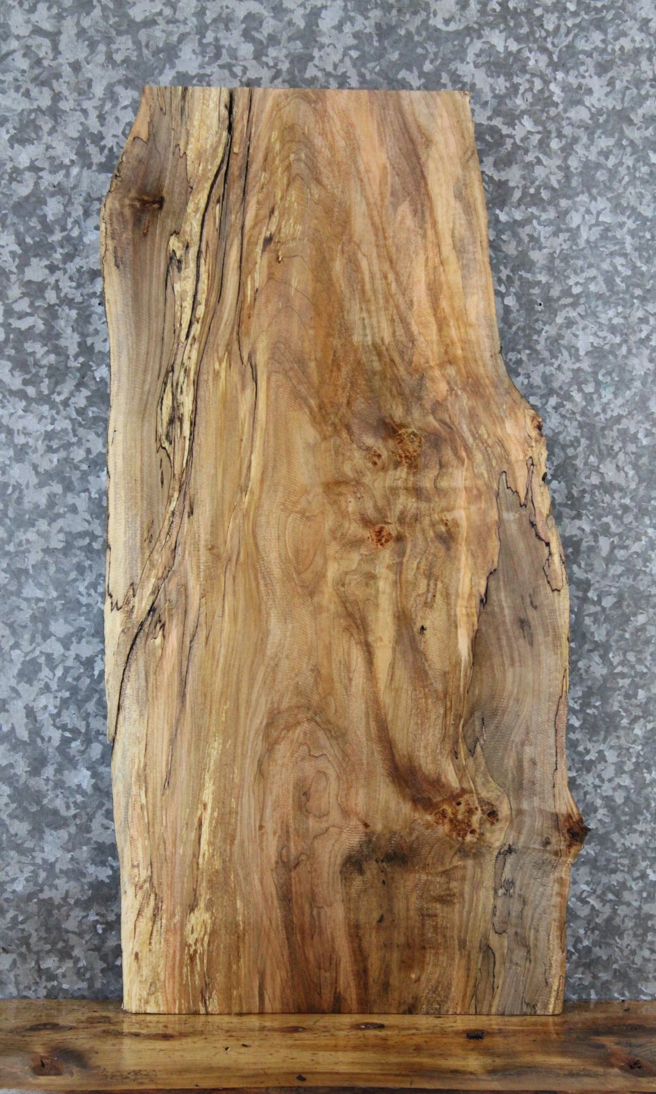 Live Edge Spalted Maple Side/Sofa Table Top Slab 1843