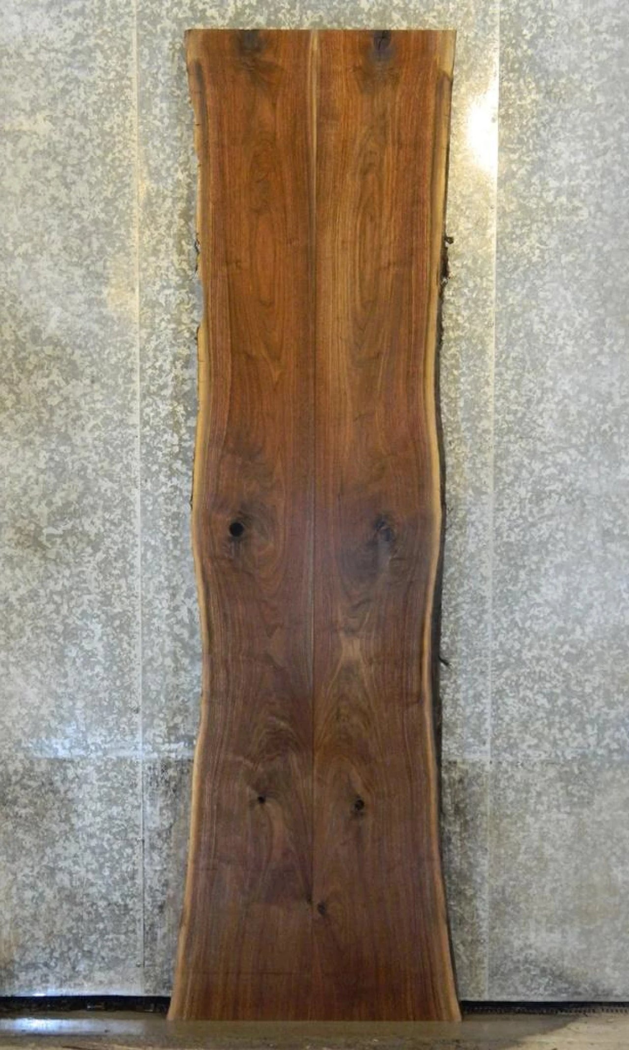 2- Live Edge Black Walnut Countertop, Bar Top Bookmatched Set 2-3