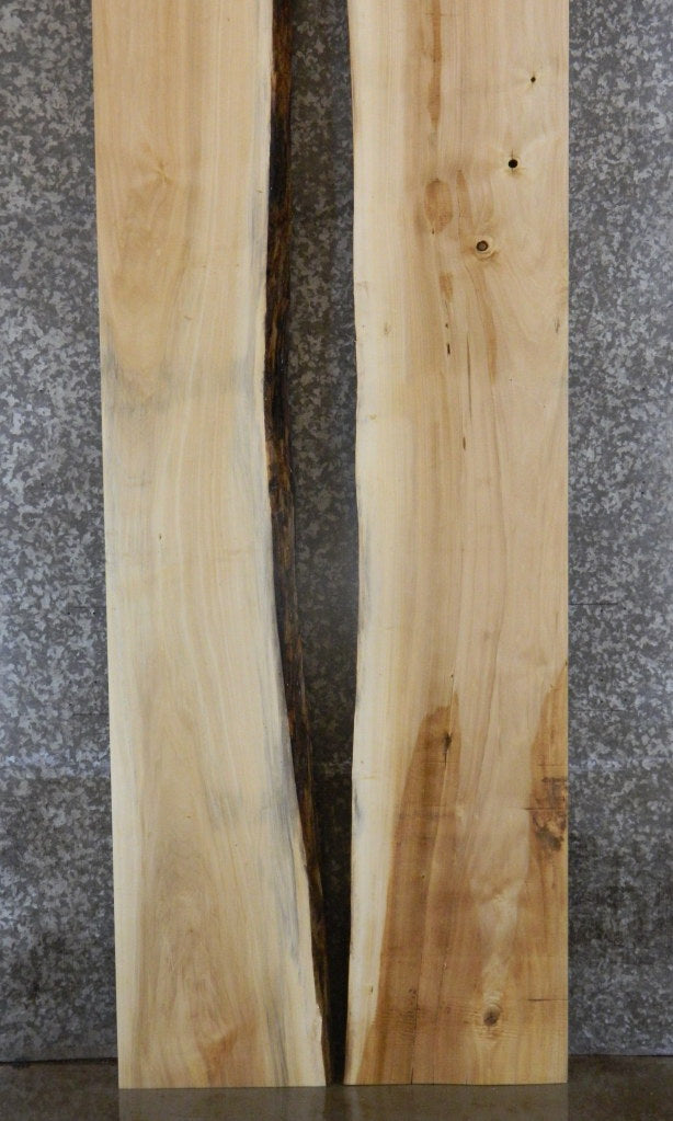 2- Bookmatched Maple Bar Top Slabs, Wood Dining Table Top 20017-20018