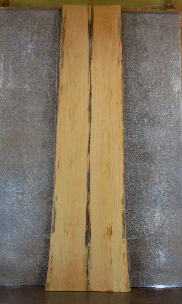 2- Knotty Pine Conference/Dining Table Top Slabs, 14' Long 20043-20044