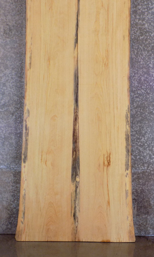 2- Knotty Pine Conference/Dining Table Top Slabs, 14' Long 20043-20044
