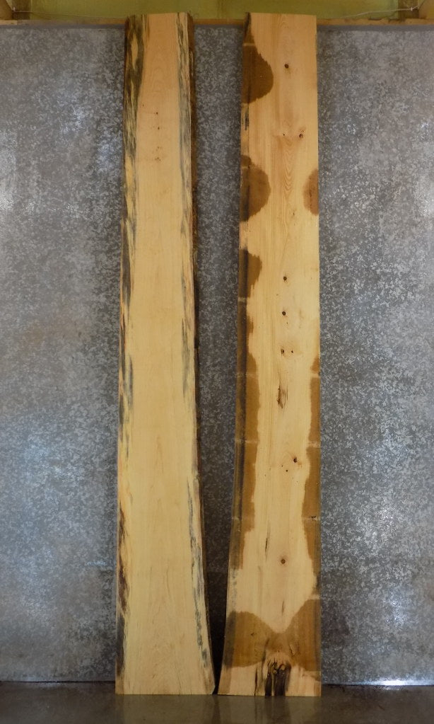 2- Knotty Pine Conference/Dining Table Top Slabs, 14' Long 20043-20044