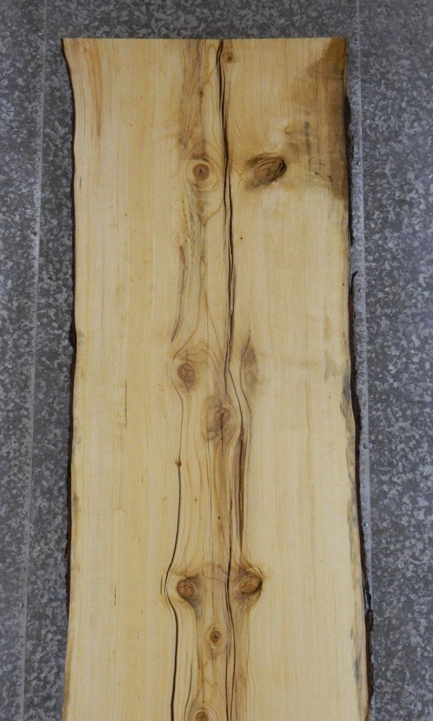 Rustic Live Edge Knotty Pine Long Bar/Table Top Wood Slab 20062