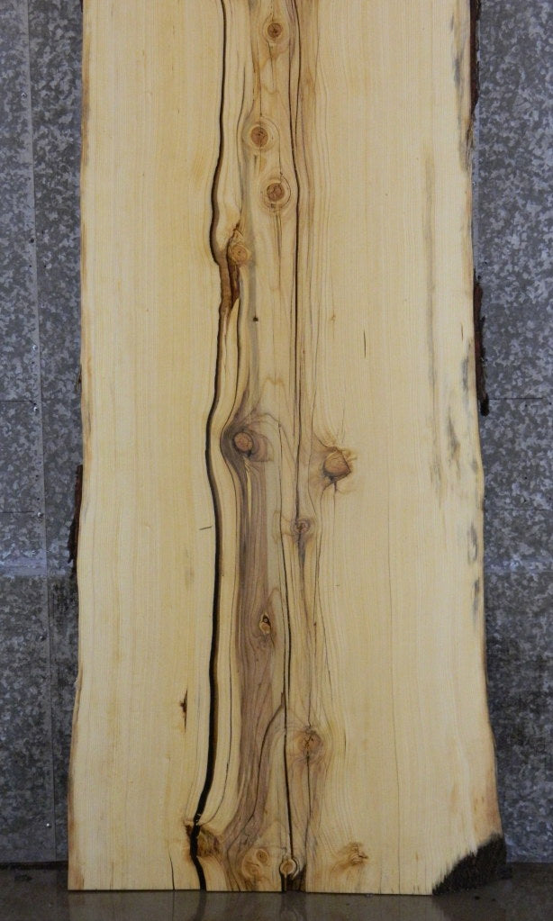 Rustic Live Edge Knotty Pine Long Bar/Table Top Wood Slab 20062