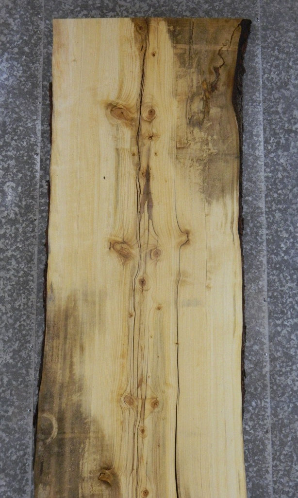 Rustic Live Edge Knotty Pine Long Bar/Table Top Wood Slab 20062
