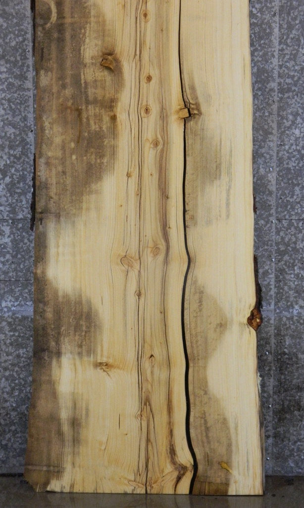 Rustic Live Edge Knotty Pine Long Bar/Table Top Wood Slab 20062