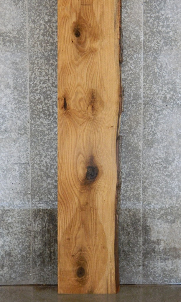 Live Edge Red Oak Rustic Table Top, Bar Top Wood Slab 20126