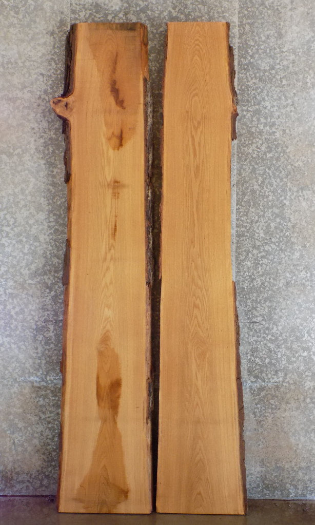 2- Live Edge Bark White Oak Bar/Table Top Slabs CLOSEOUT 20175-20176