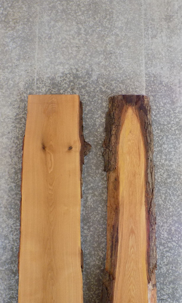 2- Live Edge Bark White Oak Bar/Table Top Slabs CLOSEOUT 20175-20176