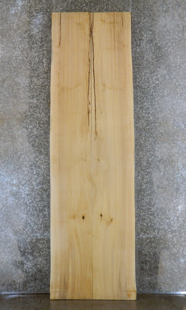 2- Live Edge Bookmatched Pine Dining Table Top Wood Set CLOSEOUT 20230-20231