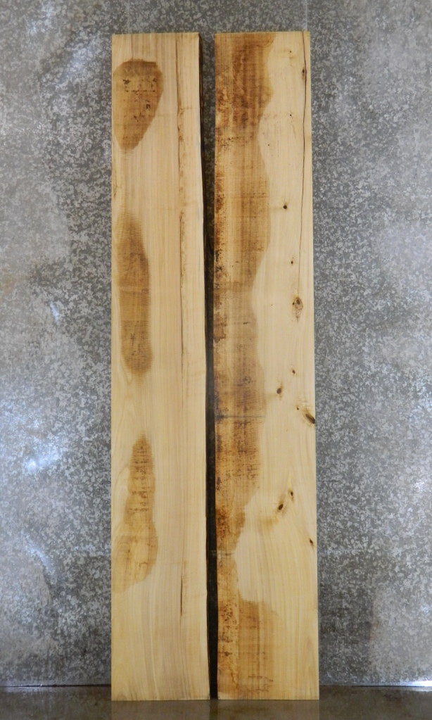 2- Live Edge Bookmatched Pine Dining Table Top Wood Set CLOSEOUT 20230-20231