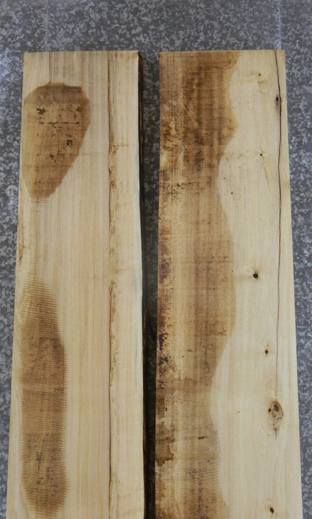 2- Live Edge Bookmatched Pine Dining Table Top Wood Set CLOSEOUT 20230-20231