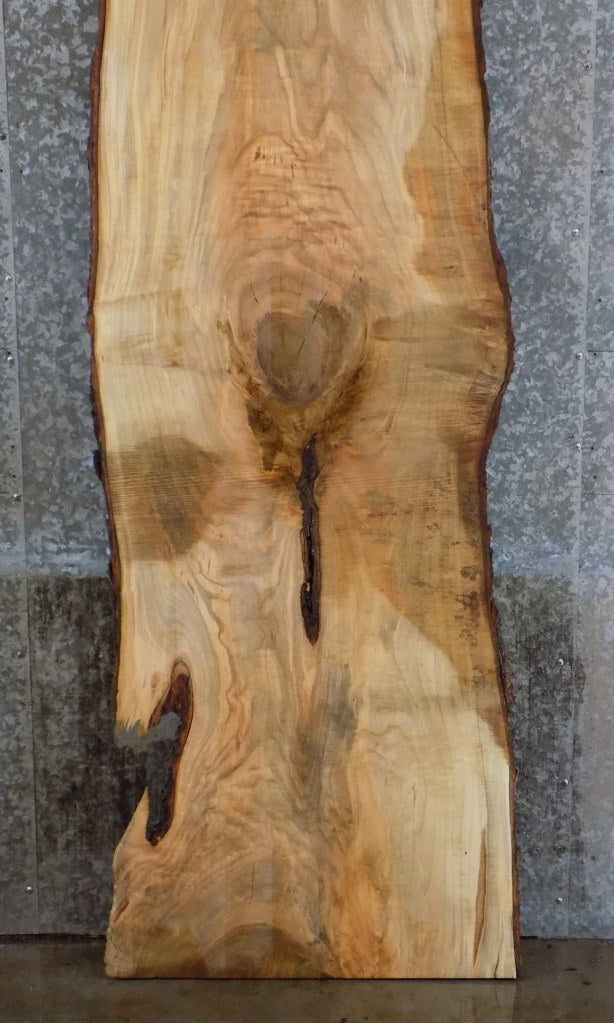 Live Edge Spalted Maple Office Desk Slab, Solid Wood Bar Top 20277