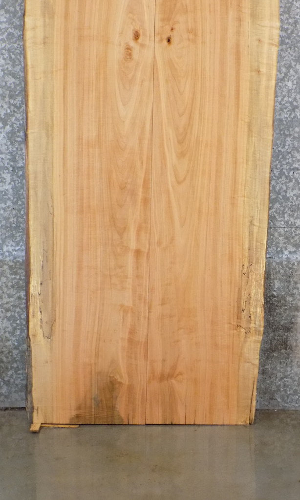 2- Live Edge Maple Dining Table Top, Solid Wood 20281-20282