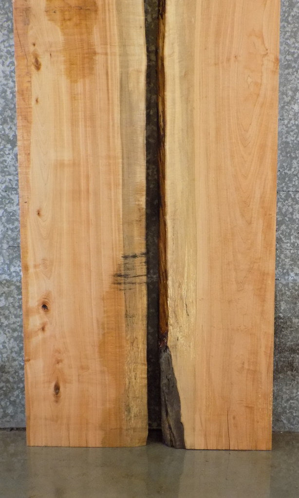 2- Live Edge Maple Dining Table Top, Solid Wood 20281-20282